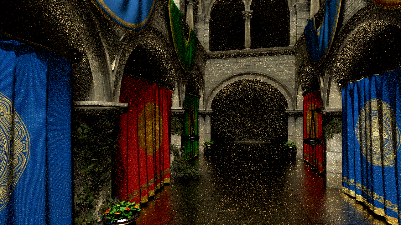 Default path tracer. Render time: 221ms